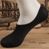 Summer thin short socks for men, solid color boat socks, shallow-mouthed black, white and gray lining invisible socks, casual men's socks Application Scenario